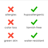 Holly Heart Gold Earrings