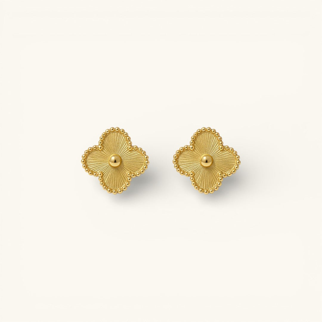 Clover Earrings Gold
